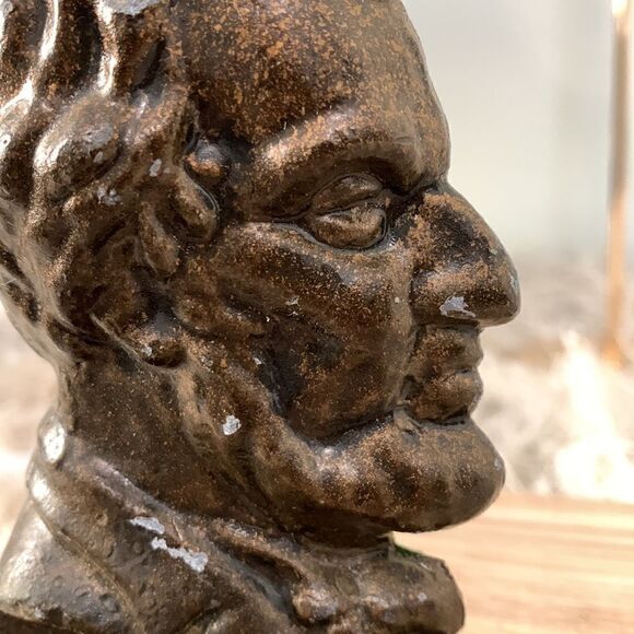Vintage Abraham Lincoln Metal Bookend - Picture 9 of 13